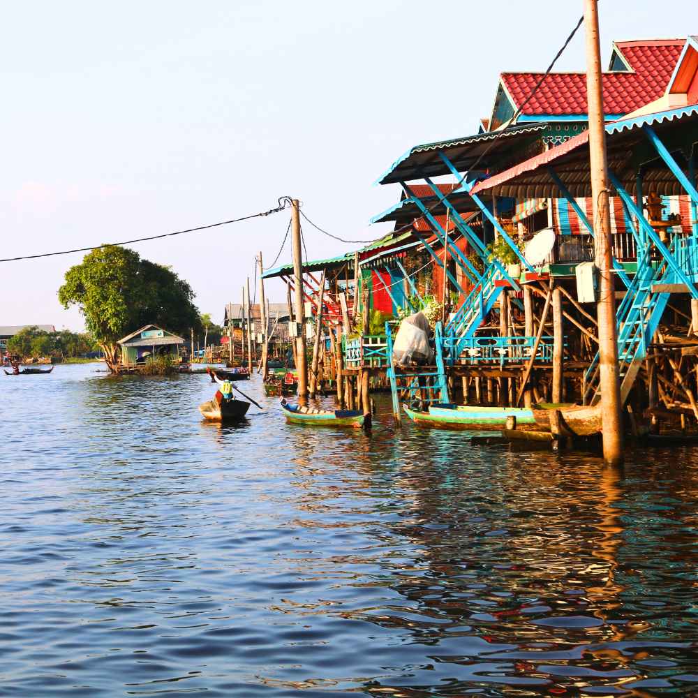 Tonle Sap Lake – Explore the world’s second-largest freshwater lake, a UNESCO Biosphere Reserve known for its seasonal size changes.