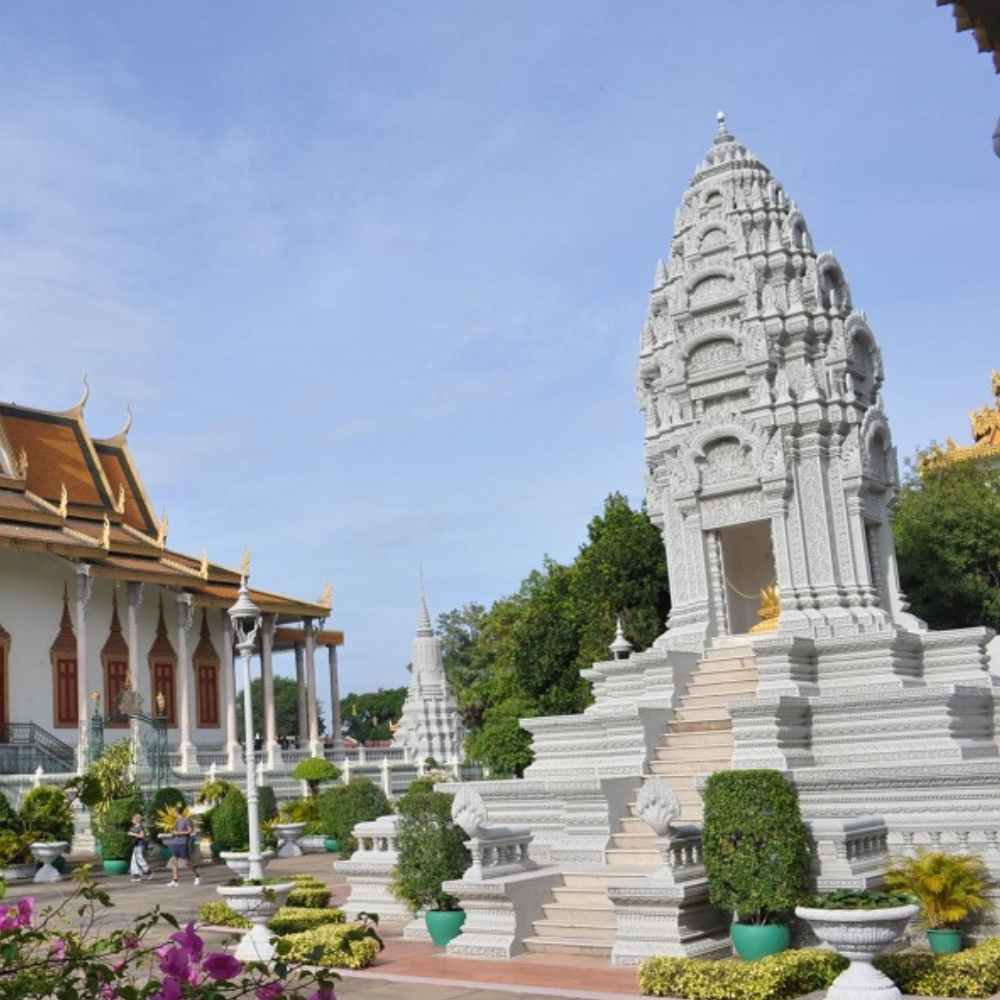 Silver Pagoda – Admire the stunning temple adorned with silver tiles within the Royal Palace complex.