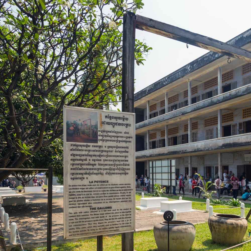 Tuol Sleng Genocide Museum (S21) – Guided tour of the former Khmer Rouge torture center, uncovering Cambodia's tragic history.