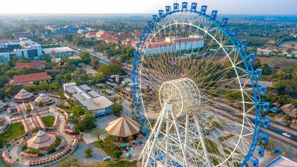 Angkor Eye Ferris Wheel in Siem Reap - This Giant Wheel Lets You See All of Siem Reap From 85 Meters Up!