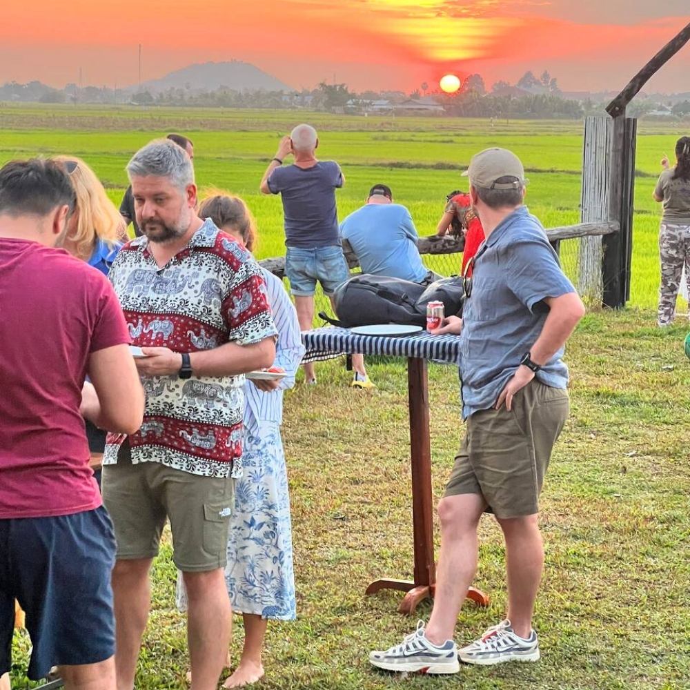 Siem Reap Countryside Tour - See Real Cambodia, Walk Through Rice Fields, Talk with Locals, Watch the Sky Explode in Color.